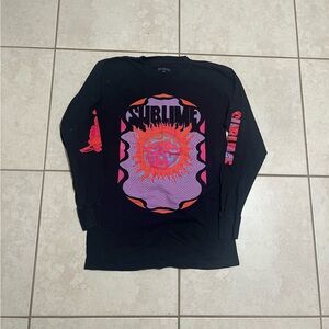 Orange Sublime Distressed Sublime Band Sublime Shirt Urban Sublime Wavy Washed Tee Black Fashion Nova